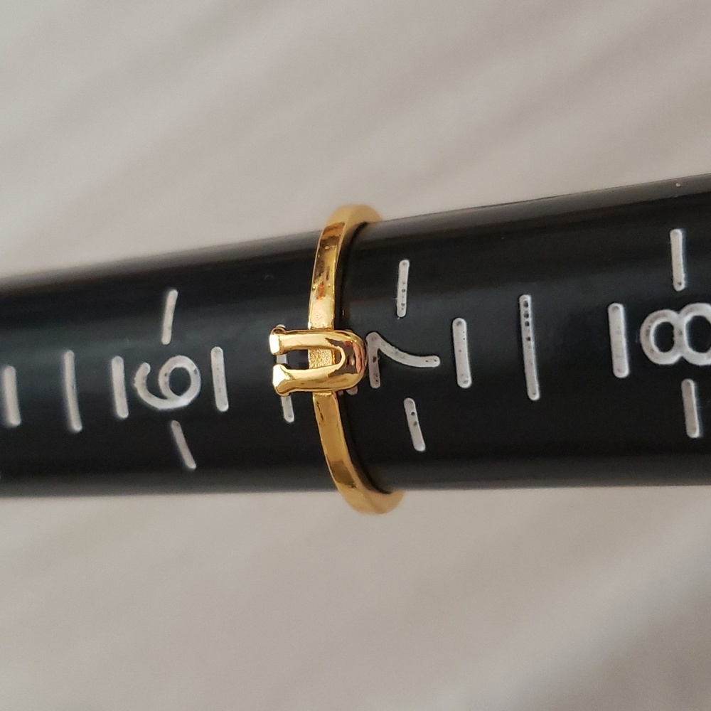 Gorjana Initial Ring - "U" - image 2